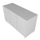 Rack Em Mdp 3 Portas 1 Prateleira E 4 Pés Com Rodízio Brv Móv