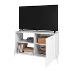 Rack Em Mdp Com 1 Porta E 2 Prateleiras Para Tvs De Até 40 Po