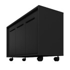 Rack Em Mdp Com 3 Portas 1 Prateleira E 4 Pés Com Rodízios Pa