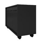 Rack Em Mdp Com 3 Portas 1 Prateleira E 4 Pés Com Rodízios Pa