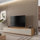 Rack Eros 180cm 2 Portas 1 Gaveta Para Tv Até 60 Polegadas Ce