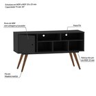 Rack Essen Preto 123 Cm