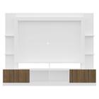 Rack Estante C/ Painel E Suporte Tv 65" E 2 Portas Oslo Multi