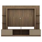 Rack Estante C/ Painel Tv 65" E 2 Portas Oslo Multimóveis Mad