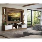 Rack Estante C/ Painel Tv 65" E 2 Portas Oslo Multimóveis Mad