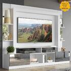 Rack Estante C/ Painel Tv 65" E Espelho Oslo Multimóveis Bran