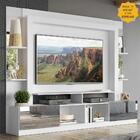 Rack Estante C/ Painel Tv 65" E Espelho Oslo Multimóveis Bran