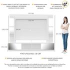 Rack Estante C/ Suporte Tv 65" E Espelho Oslo Multimóveis Bra