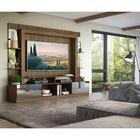 Rack Estante C/ Suporte Tv 65" E Espelho Oslo Multimóveis Mad