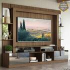 Rack Estante C/ Suporte Tv 65" E Espelho Oslo Multimóveis Mad