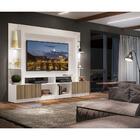 Rack Estante C/ Suporte Tv 65" E Leds Berlim Multimóveis Bran