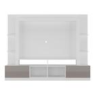 Rack Estante Com Painel E Suporte Tv 65" E 2 Portas Catar Mul