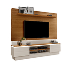 Rack Estante Para Sala De Tv London Até 75" Com Prateleira E