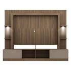 Rack Estante Tv 65" Com Leds Berlim Multimóveis Madeirado/lac