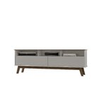 Rack Estilo Retrô Para Tv Até 65 Polegadas 2 Portas 3 Nichos