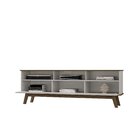 Rack Estilo Retrô Para Tv Até 65 Polegadas 2 Portas 3 Nichos