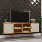 Rack Estrela 2 Pt Cinamomo E Off White 160 Cm