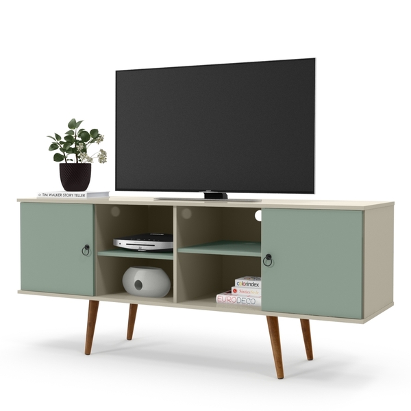 Rack Estrela - Off White E Verde Belaggio