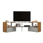 Rack Extensível Inovatta Freijó E Concreto