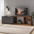 Rack Extensível Para Tv Até 55 Polegadas 1 Porta 3 Nichos Yes