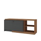 Rack Extensível Para Tv Até 55 Polegadas 1 Porta 3 Nichos Yes