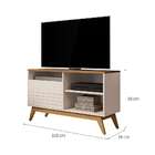 Rack Fenix 1 Pt Off White E Freijó 108 Cm