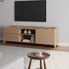 Rack Flea Coleção Móveis Para Casa Marrom