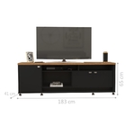 Rack Floor Preto Amêndoa