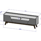 Rack Florença 1.8 Off White/naturalle - Bechara Móveis