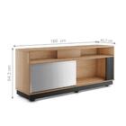 Rack Formosa Freijó / Preto