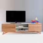 Rack Freddie 2 Portas 1,80 Branco E Jatobá