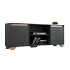 Rack Friso Grafite E Siena 160 Cm