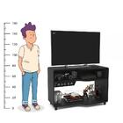 Rack Gamer E Escritório Xt Racer Max Air 98cm Politorno Preto