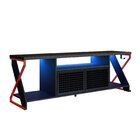 Rack Gamer Para Tv Até 60 Polegadas Industrial Com Iluminação