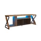 Rack Gamer Para Tv Até 60 Polegadas Linus Com Led 2 Pt Mel E