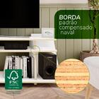 Rack Garden Eco Friendly Branco Borda Compensado Naval Com Ce