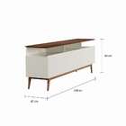 Rack Glasgow Ii 3 Gv Off White Com Freijó Touch 218 Cm