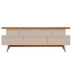 Rack Grande Para Sala Off White Freijó Marrocos Shop Jm