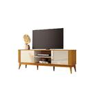 Rack Grécia 2 Portas 160cm Tv 60 Polegadas Ripado Lateral