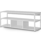 Rack Home Luxuosa Para Sala De Star Toda Branca