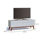 Rack Houston 2 Gv Branco Acetinado 146 Cm