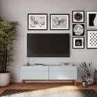 Rack Houston 2 Gv Branco Acetinado 146 Cm