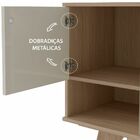 Rack Ícaro Carvalho E Off White 111 Cm