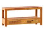 Rack Ilha 2 Gavetas Natural Premium