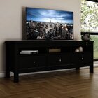 Rack Indiana Com 3 Gavetas Preto Hp