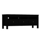 Rack Indiana Com 3 Gavetas Preto Hp