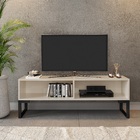 Rack Industrial Milão 2 Prateleiras Sala Estar Off White