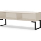 Rack Industrial Milão 2 Prateleiras Sala Estar Off White