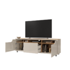 Rack Jersey 1.60 Off White/noce - Casa D Móveis