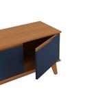 Rack Kappesberg 3 Portas Canela/azul 136cm